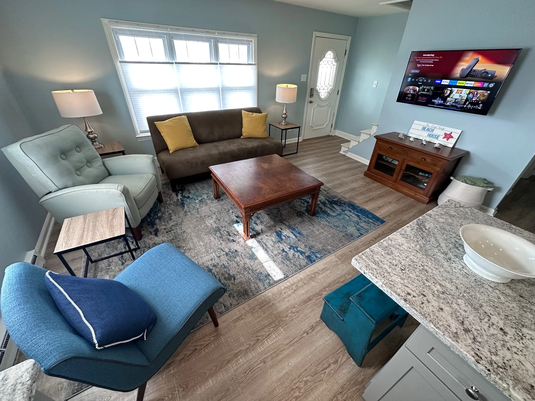 Second living area at Brigantine Beach House