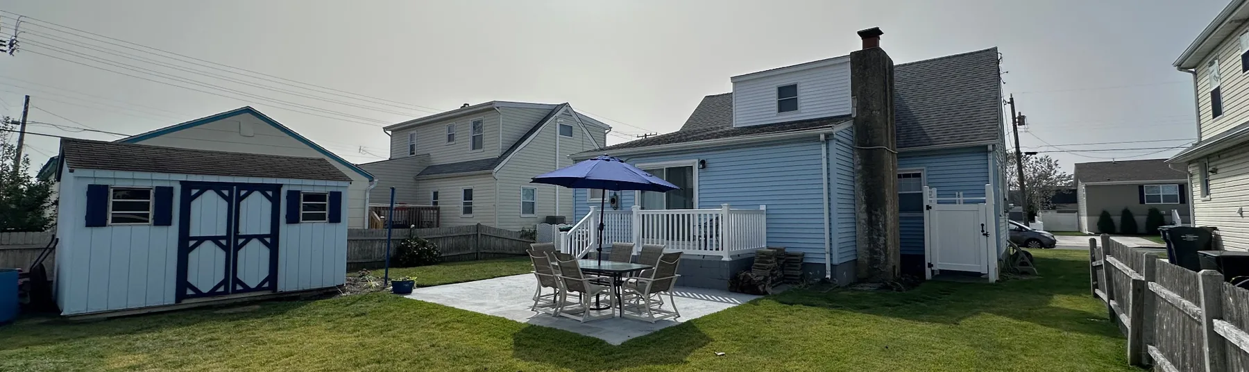 Backyard and patio